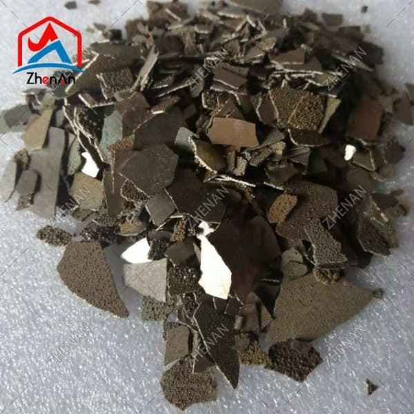 Endistriyèl Elektwolitik Mn Flake 1-2mm Pou Pwosesis Distribisyon